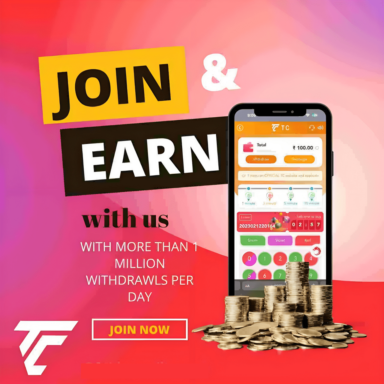 Tc Lottery Join and Earn